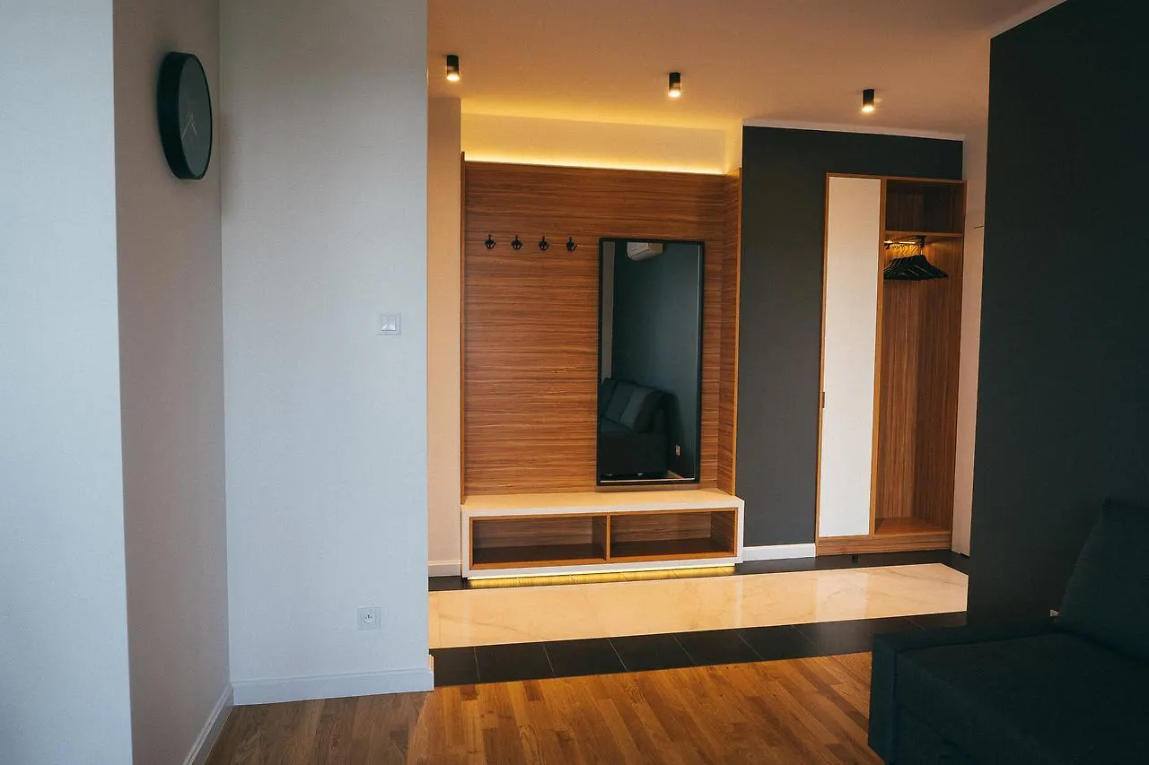 Grey Apartment Kolowa Krakow Poland